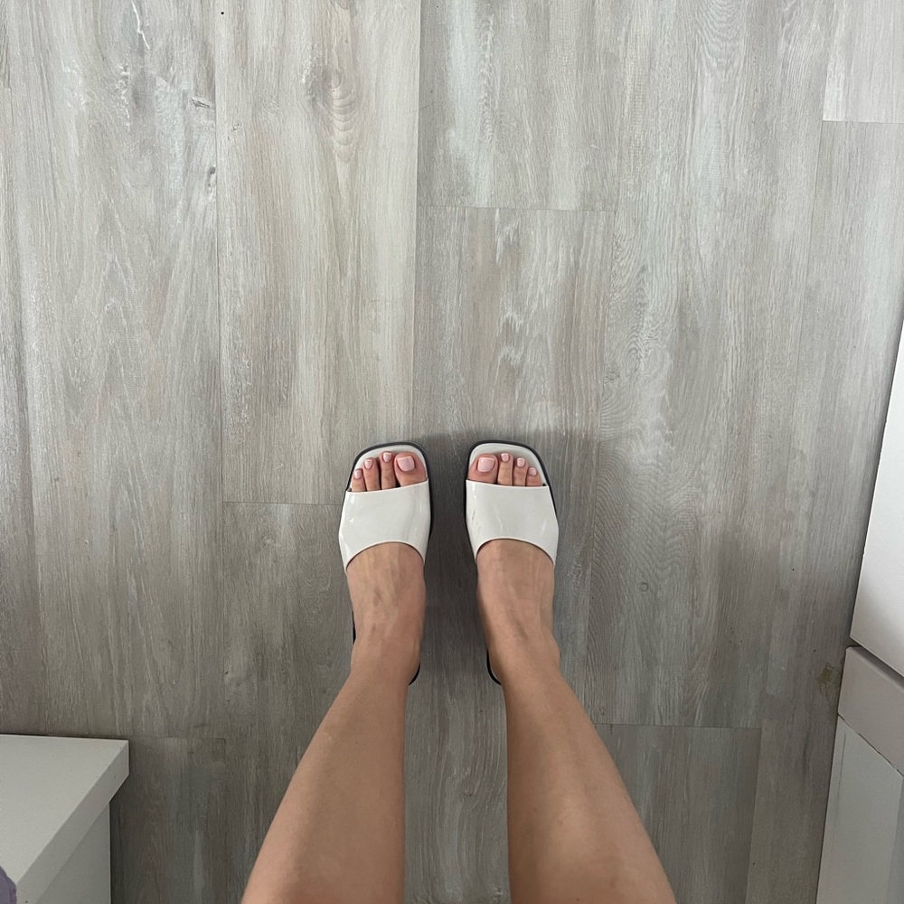 White Melissa shoes